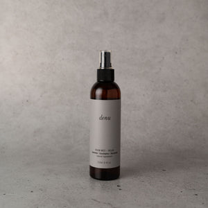 A Melbourne made relaxation gift pack with body oil, exfoliator, bath salts, room mist, guided meditations and lavender chocolate